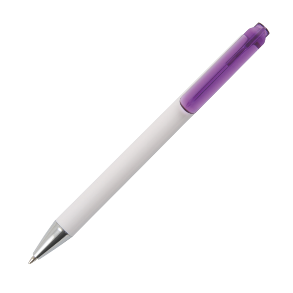 MANHATTAN Kugelschreiber mit transparentem Clip Peekay