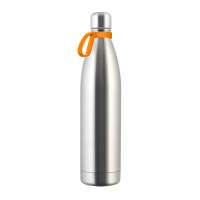 Flasche silber, Ring orange