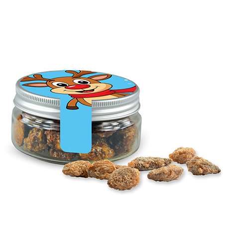 Feuergebrannte Mandeln ohne Zuckerzusatz (vegan), ca. 60g, Sweet Dose Mini