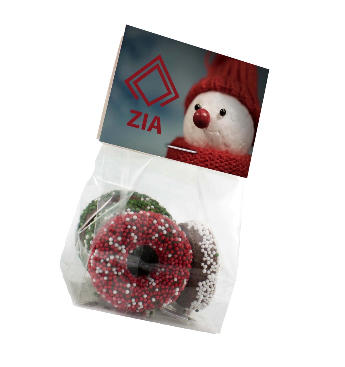 Weihnachtskränze aus Schokolade