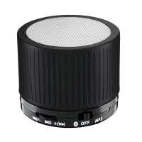 Lautsprecher schwarz, Gitter weiß, Hülle schwarz