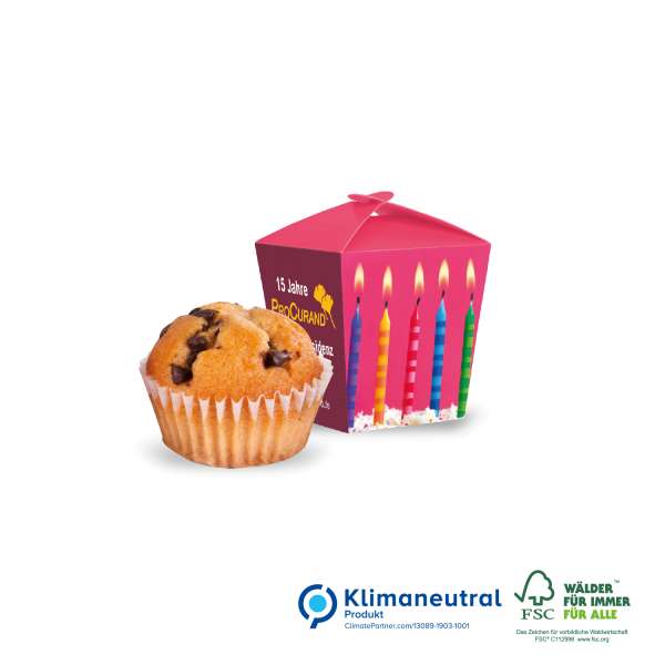 Muffin "Mini" in Verpackung Style, Klimaneutral, FSC®