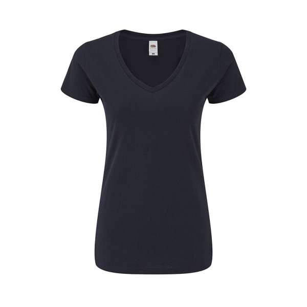 Frauen Farbe T-Shirt Iconic V-Neck