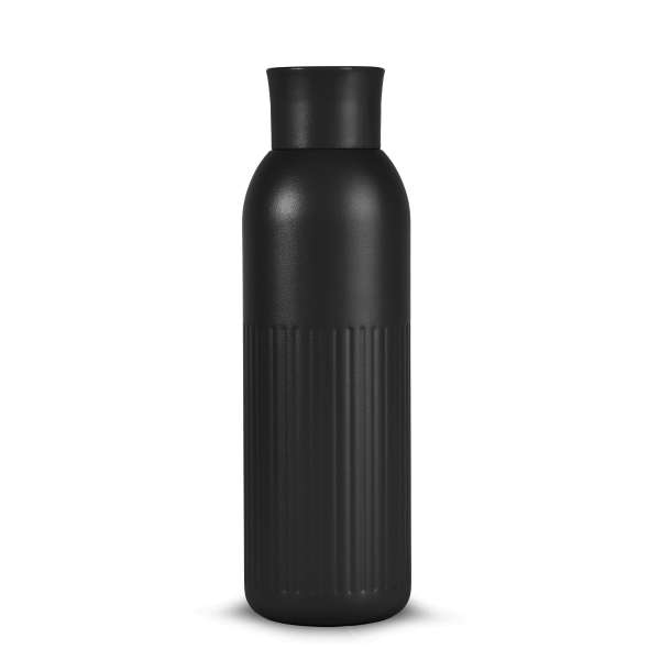 Sagaform Tekla Push Stahlisolierflasche mit Druckverschluss (recycelt) 500 ml