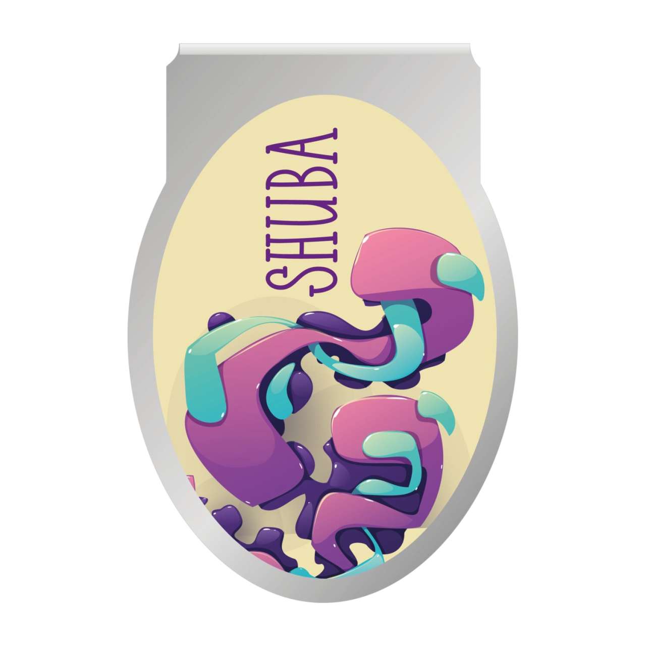 ROMINOX® Mehrweg-Büroklammer Shape Clip Variante, idealer Mailingartikel für Dokumente, bis zu 18 Se