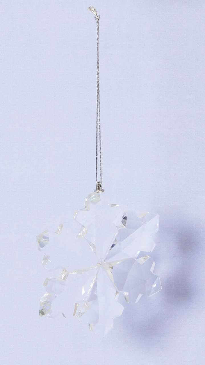 Kristall-Schneeflocke 9 cm