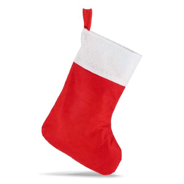 Weihnachtsstrumpf aus Filz 40 cm