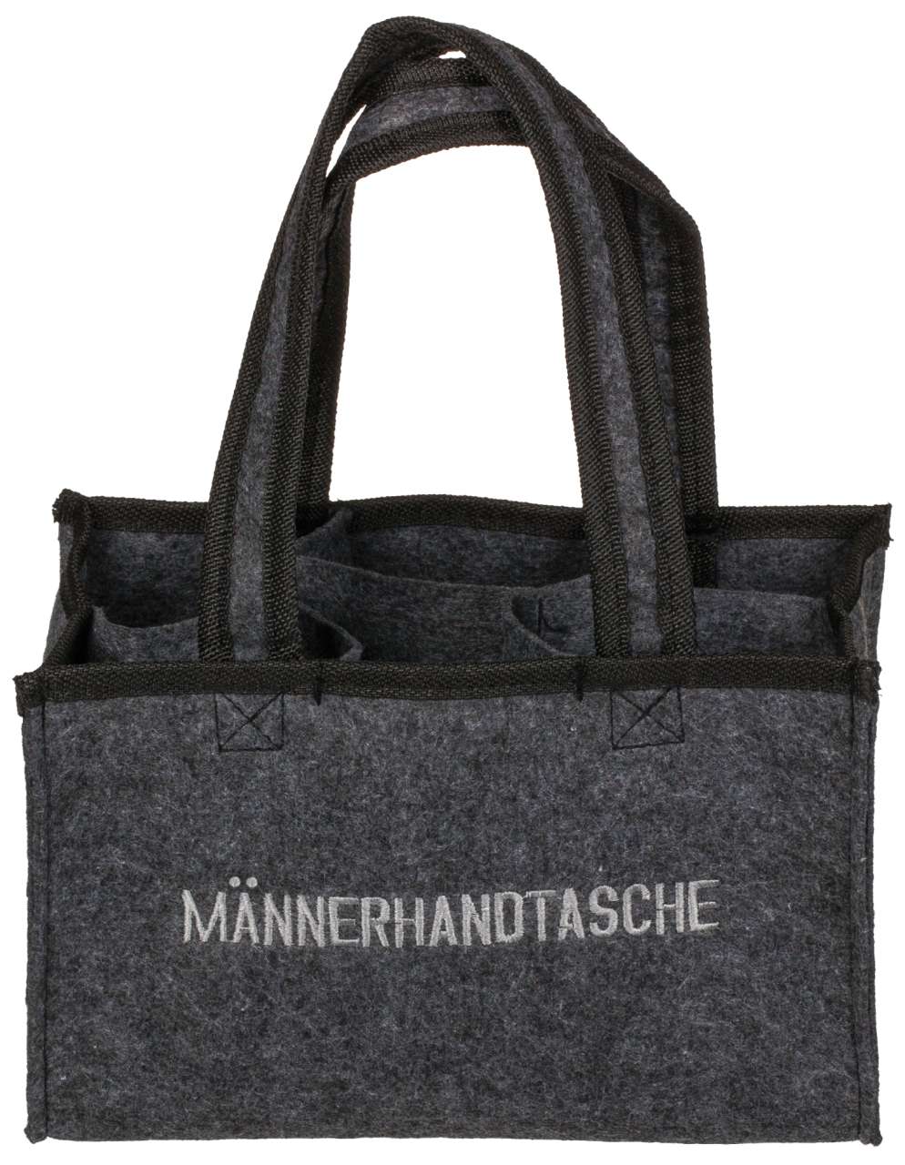 Männerhandtasche Filz (Bierträger)