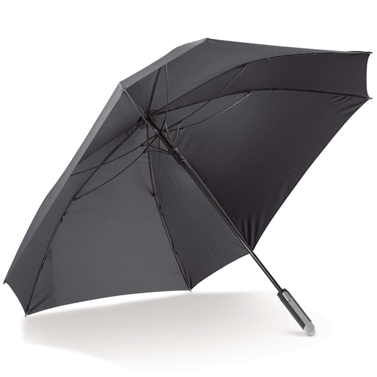 Luxus 27” quadratischer Regenschirm mit Hülle