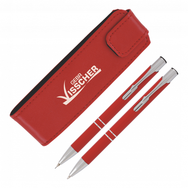 ARUBA Mäppchen mit 1 Kugelschreiber und 1 Druckbleistift Peekay