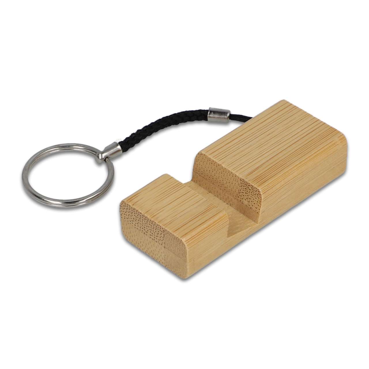 Bambus Smartphonehalter Schlüsselanhänger