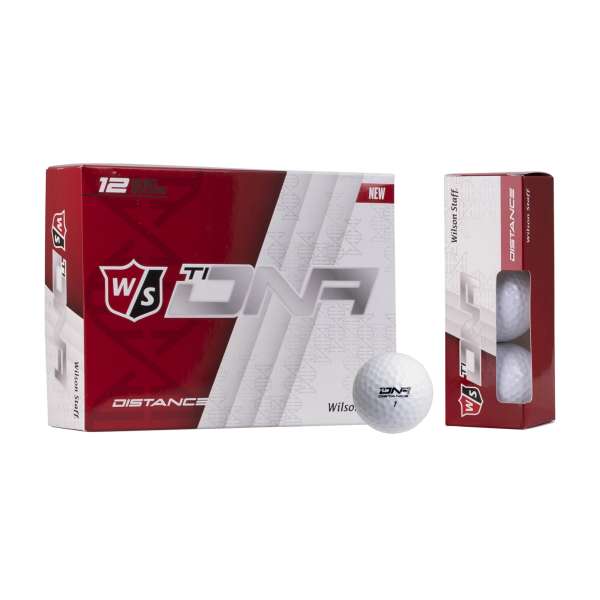 Golfball Wilson DNA Titanium, Farbe Weiss