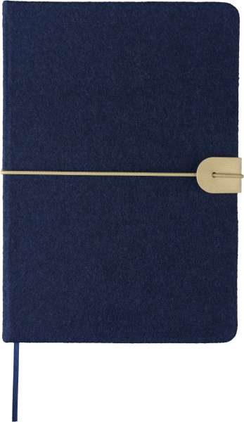 Notizbuch Danio | Recycelter Filz | A5 | Liniert