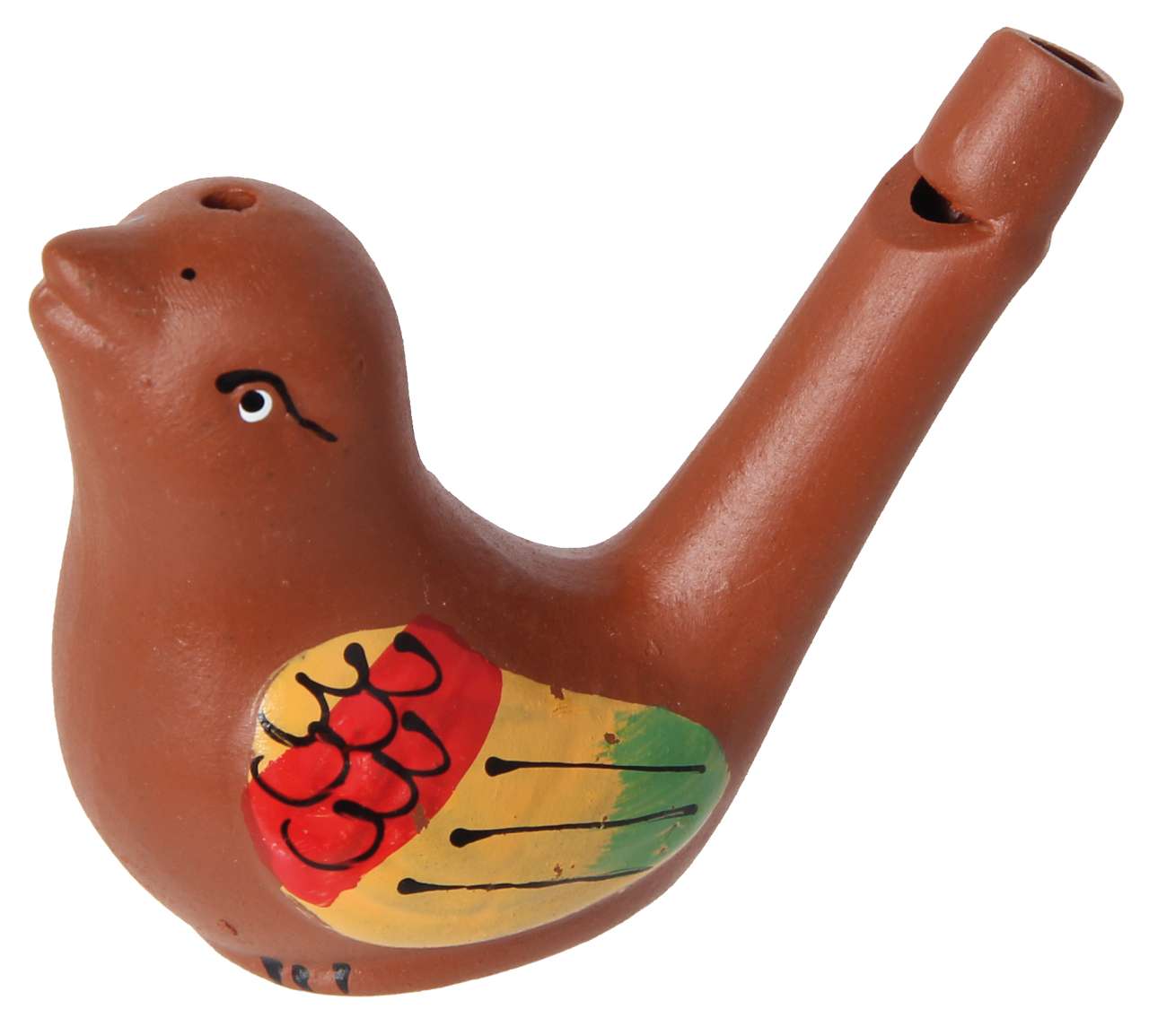 Vogelwasserpfeife handbemalt, sortiert