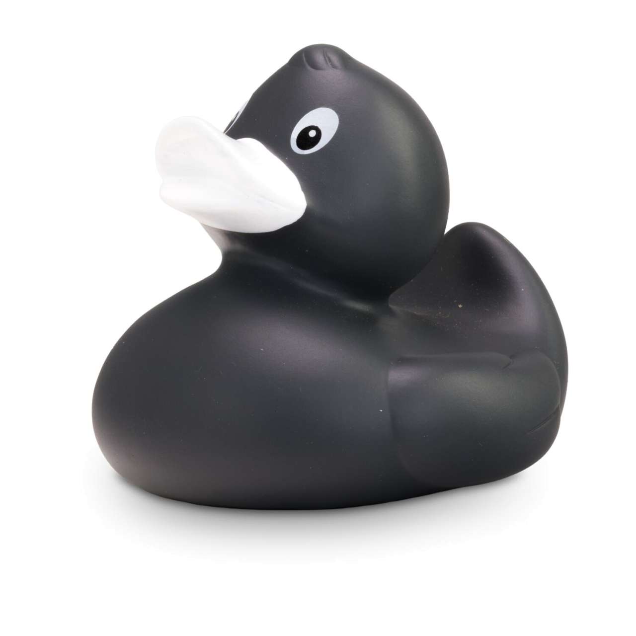 Werbeente Aaron Anthrazit, ca. 8 cm
