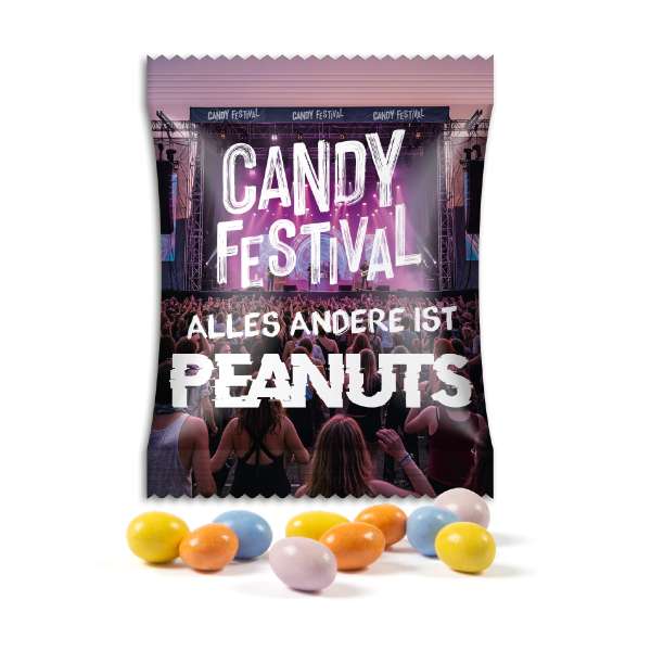 Treets Peanuts im Werbetütchen