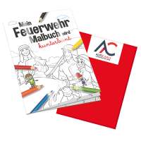 Malbuch mit 2-c Logoeindruck