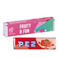 1 PEZ Bonbonriegel, Erdbeere