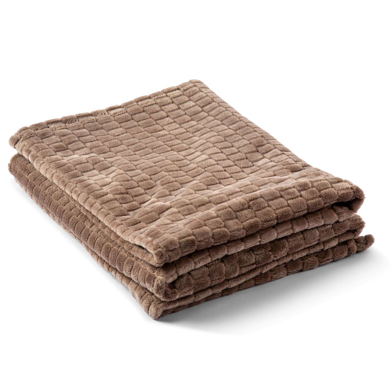 Kosta Linnewafveri Fleece Plaid Jaquard 130 x 170 cm