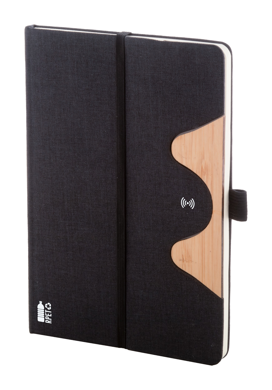RPET Wireless-Charger / Notizbuch Chatom