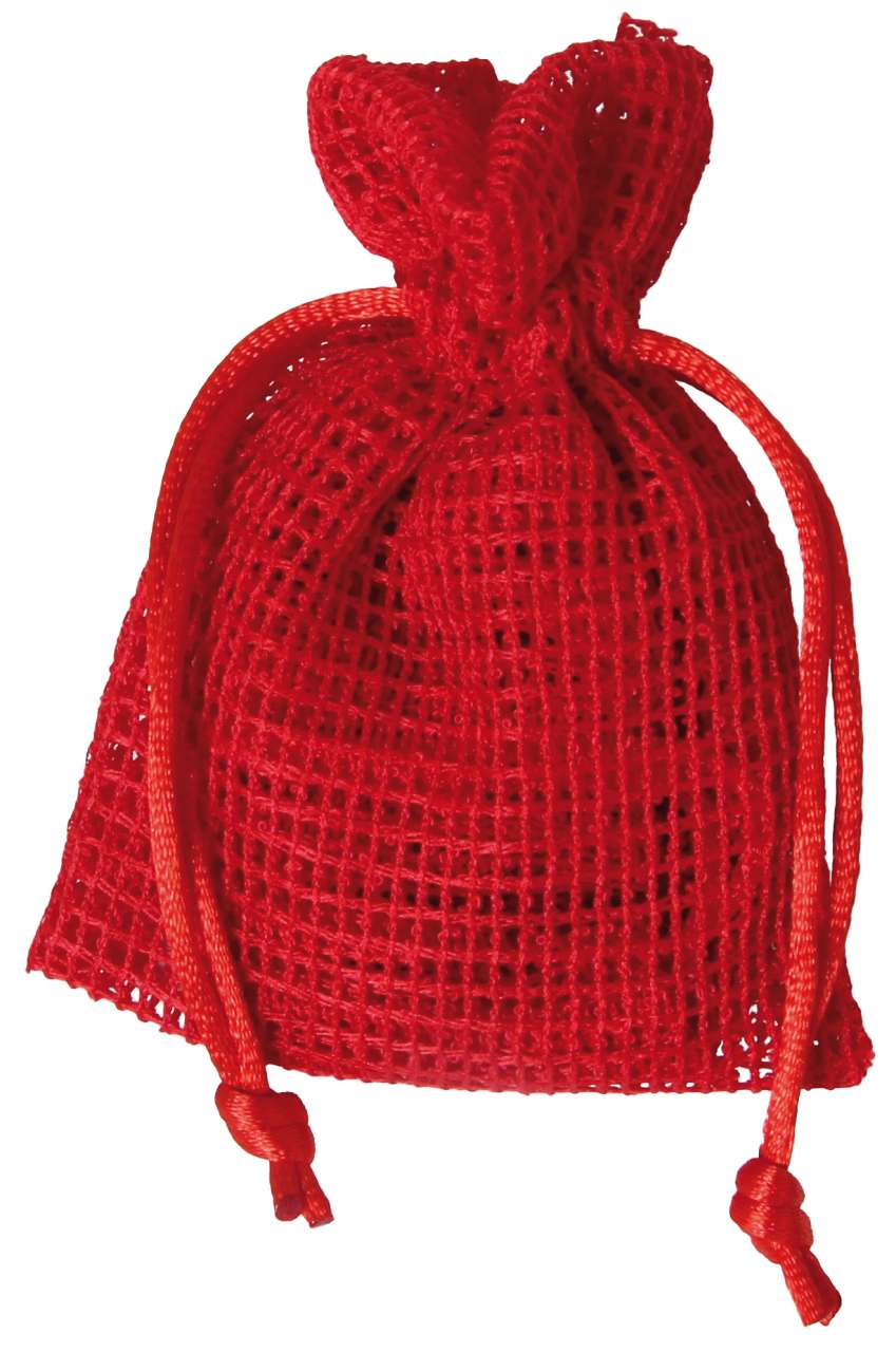 Netz-Säckchen 7,5 x 10cm rot