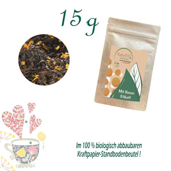 YuboFiT® Schwarzer Tee MARACUJA