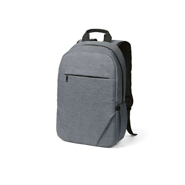 Vilnius 18L Rucksack aus rPET. Fronttasche. Laptops bis 17"