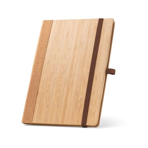 ORWELL A5-Notizbuch aus Bambus- und Korkblättern mit unlinierten Blättern