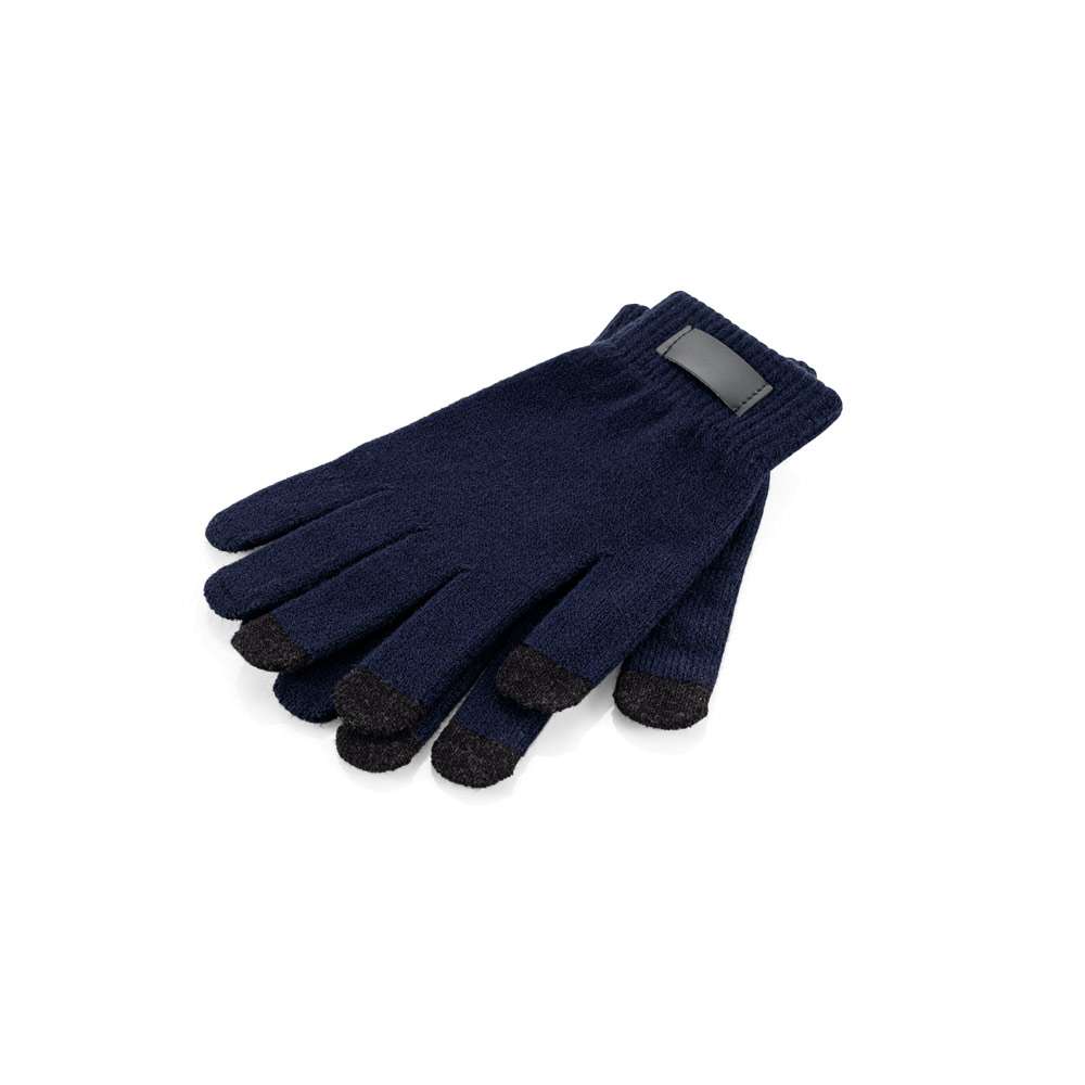 BURROW Handschuhe aus recyceltem Polyester (100% rPET), mit Tastspitzen
