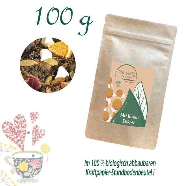 YuboFiT® Schwarzer Tee ICE COLD GINA