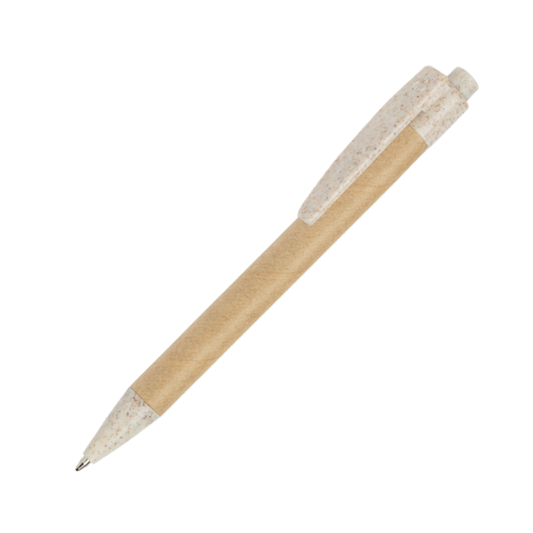 BALTRUM Kugelschreiber Karton / Weizenstroh Peekay