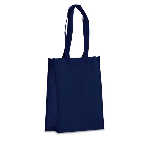 R-PET Tragetasche aus laminiertem Non Woven 24 x 11 x 30cm 105g / m²