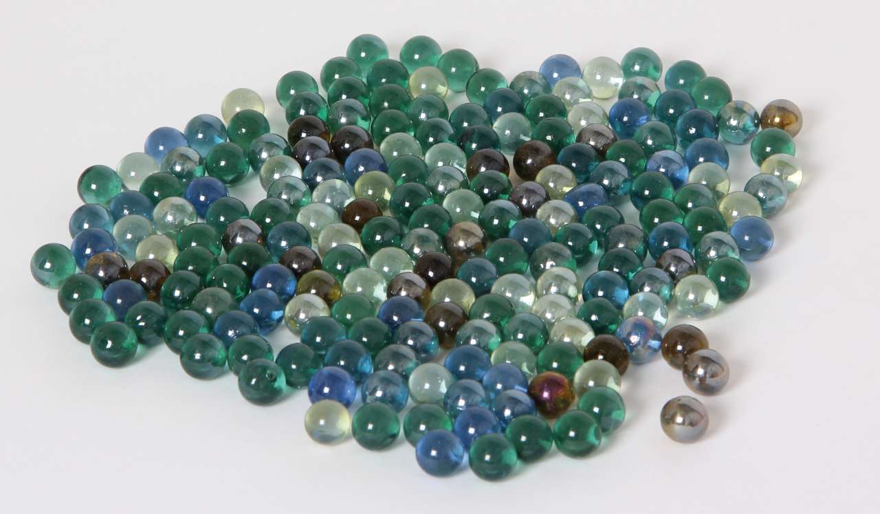 Murmeln klar bunt 11mm ca. 400g