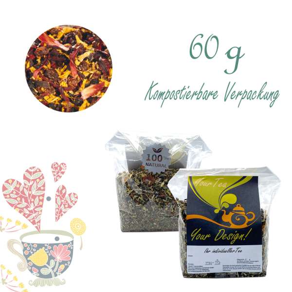 YuboFiT® Früchtetee Sanddorn-Holunderbeere