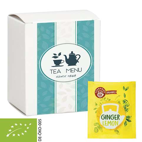 Bio Beuteltee Ginger Lemon, 10 Stück, 18g, Faltschachtel