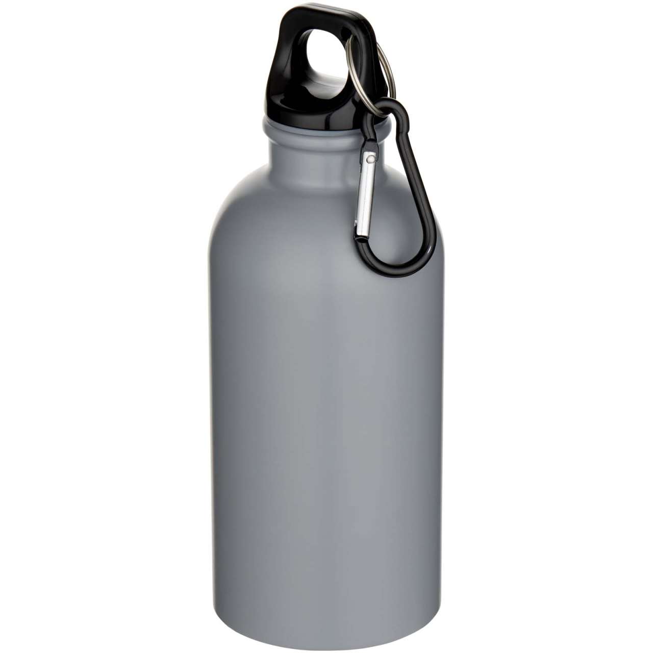 Oregon 400 ml matte RCS-zertifizierte einwandige Trinkflasche aus recyceltem Edelstahl mit Karabiner