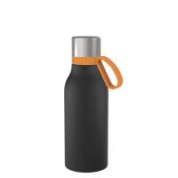 Flasche schwarz, Ring orange