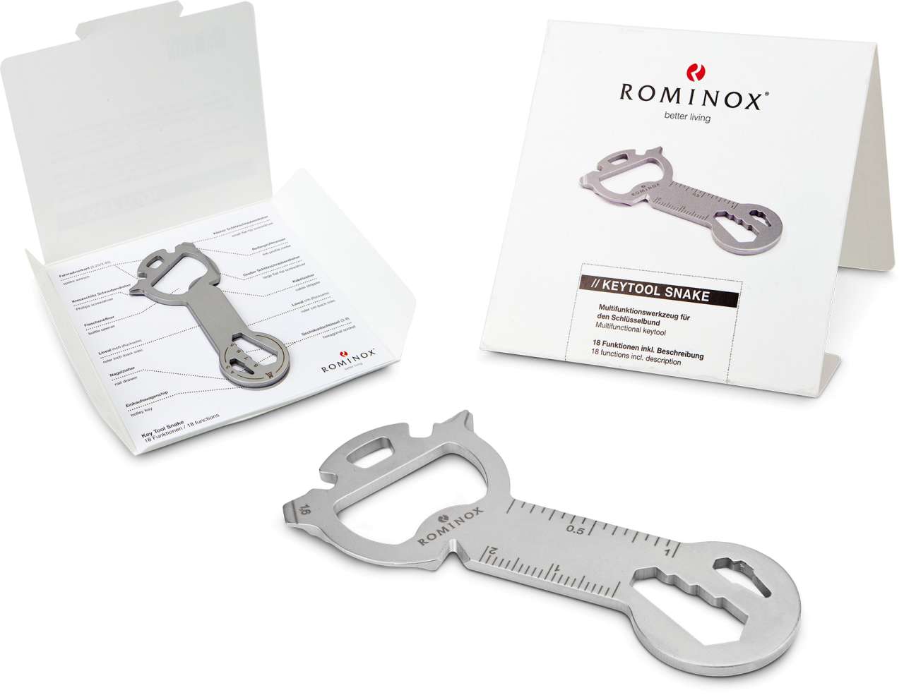 ROMINOX® Key Tool // Snake - 18 Funktionen