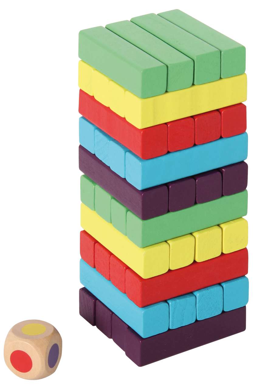 Stapelturm bunt