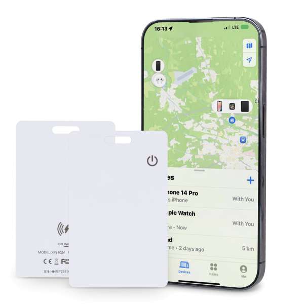 Xoopar ICE-Card Ultradünne Tracker-Karte wiederaufladbar