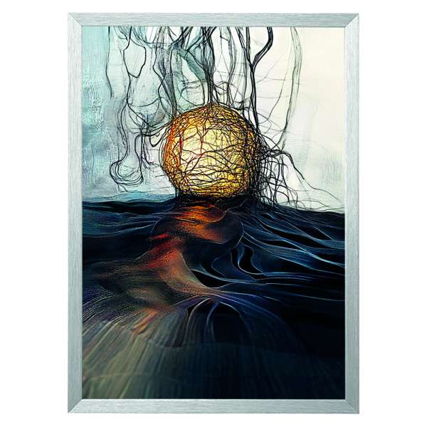 "Pure Mental Energy VII" von tokio darcy® - Fine Art Print, A5, Aluminiumrahmen