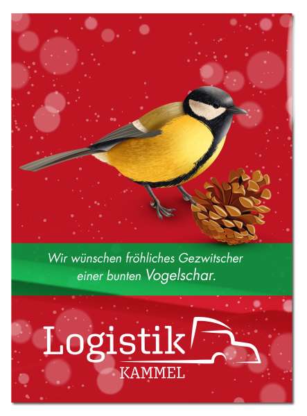 Vogelfutter-Tütchen - Standardmotiv - Weihnachten