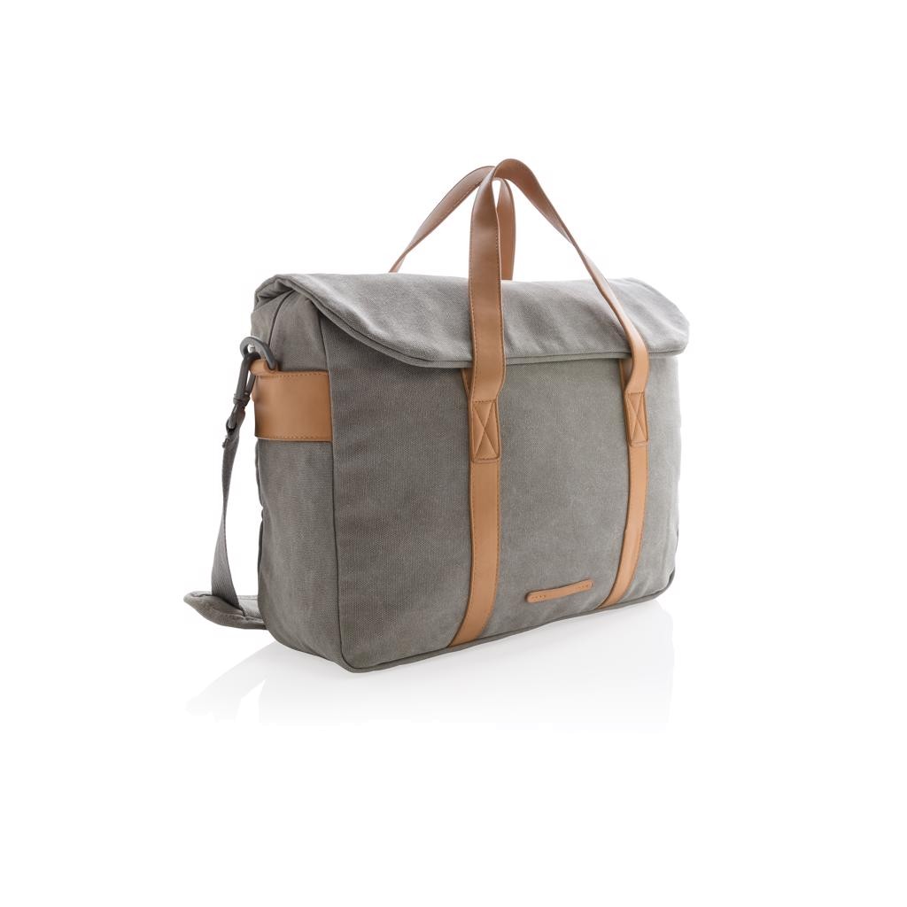 Canvas Laptop-Tasche, PVC-frei