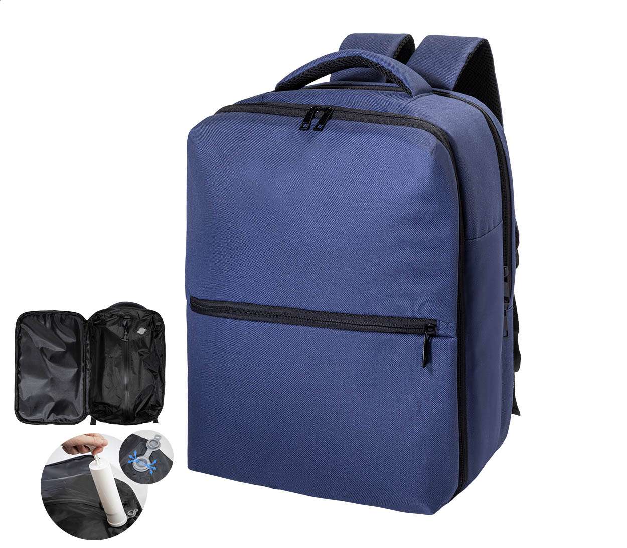 Handgepäck-Kompressionsrucksack aus RPET VacuFly