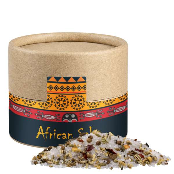 Afrikanisches Salz, ca. 50g, Kraftpapierdose Mini