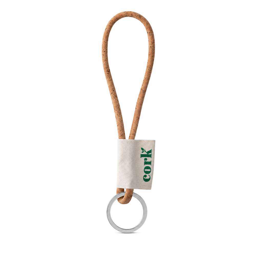 75011S Gedrucktes Muster von Lanyard CORK Short (Ø 5 mm)