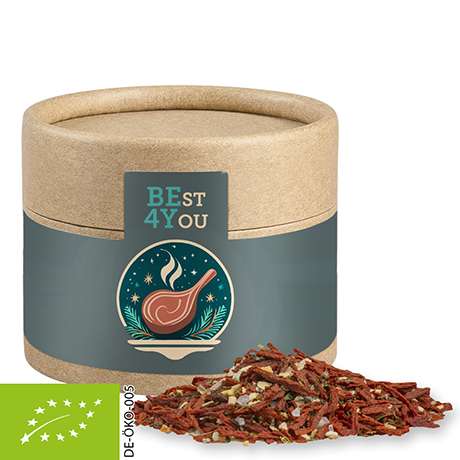 Bio Weihnachts Gewürzmischung Salat, ca. 30g, Kraftpapierdose Mini