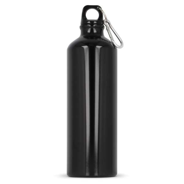 Aluminium Wasserflasche mit Karabiner 750ml