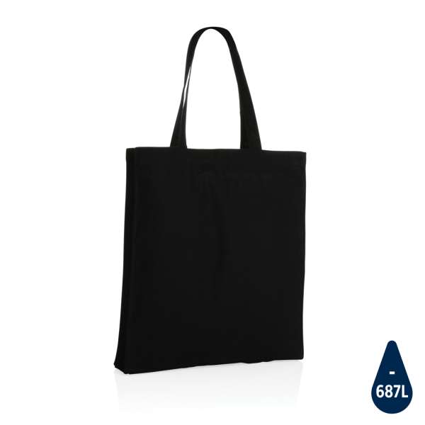 Impact AWARE™ recycelte Baumwolltasche 145gr mit Boden
