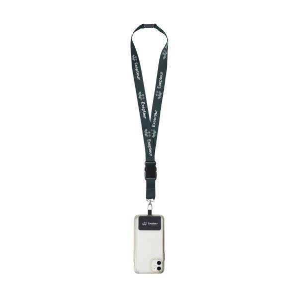 Lanyard Promo Complete Sublimation RPET 2 cm mit Patch